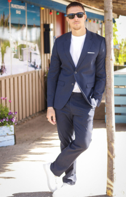 Jack & Jones Riviera Linen Dark Navy
