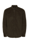 ONLY & SONS Michael Regular Fit Stretch Cord Shirt LS Demitasse