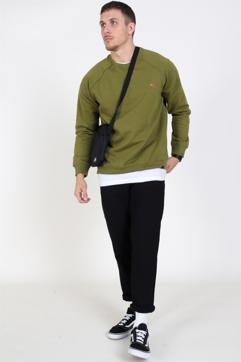 Denim Project Dot Crewneck Sweatshirt Olive