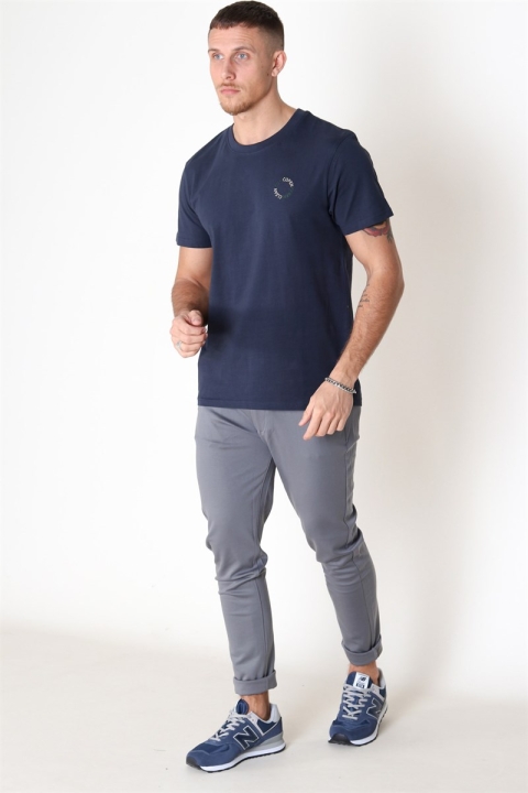 Clean Cut Antonie Logo S/S T-shirt Navy