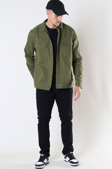 Only & Sons SILVIO LS POCKET Overshirt Winter Moss