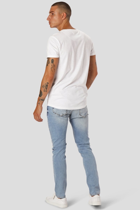 Clean Cut Copenhagen David Slim Stretch Jeans Light Blue Denim