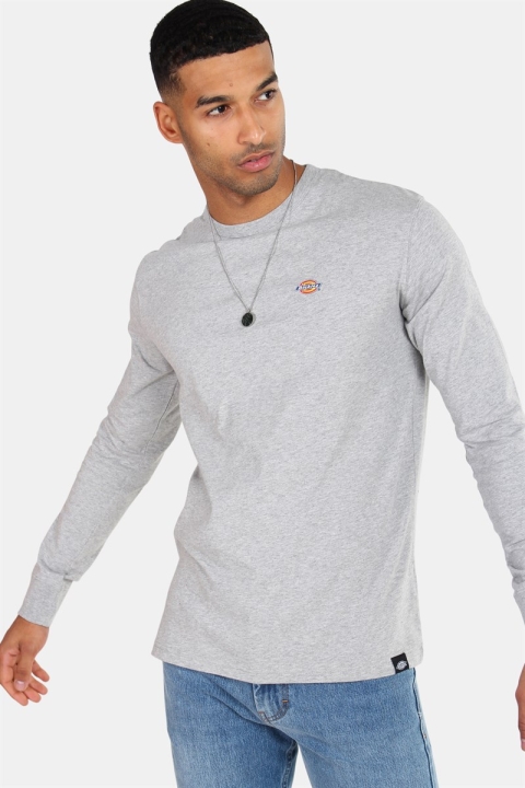 Dickes Round Rock L/S T-Shirt Grey Melange