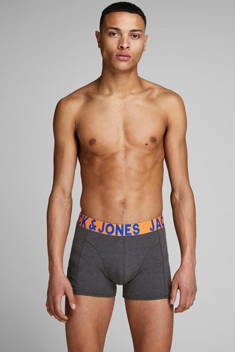 Jack & Jones JACCRAZY SOLID TRUNKS 3 PACK NOOS Black