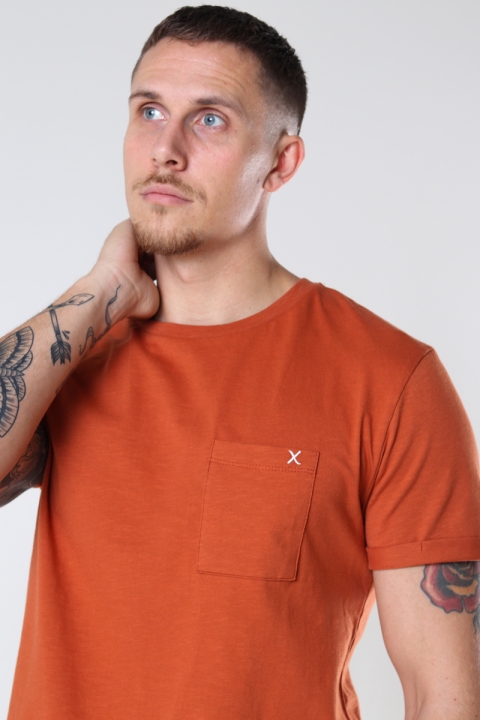 Clean Cut Copenhagen Kolding Organic Tee S/S Bombay Orange