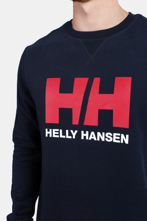 Helly Hansen Logo Crewneck Sweatshirts Navy