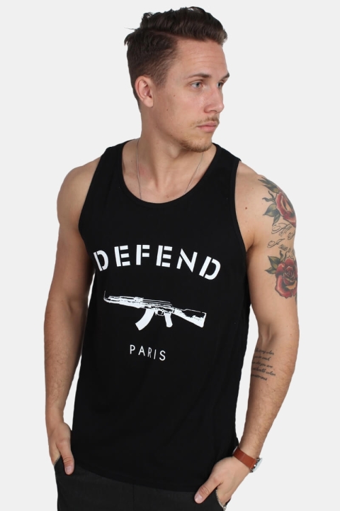 Defend Paris Debardeur Tank Top Black