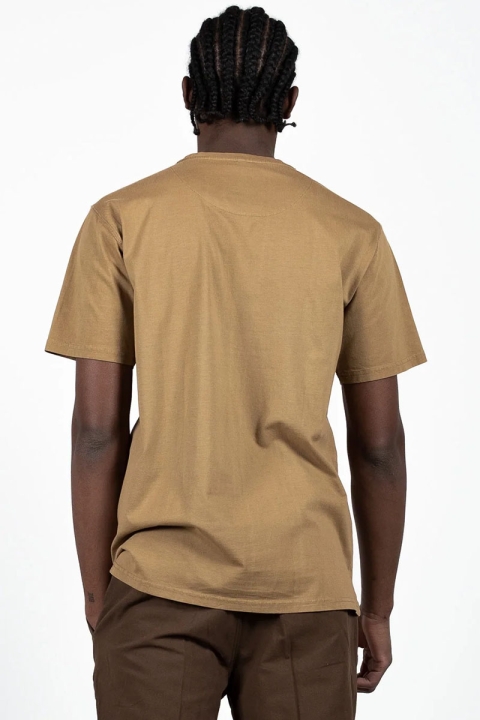 Fat Moose FM Logo Organic Tee Dark Khaki
