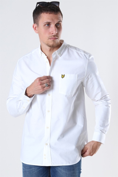 Lyle & Scott Oxford Shirt White