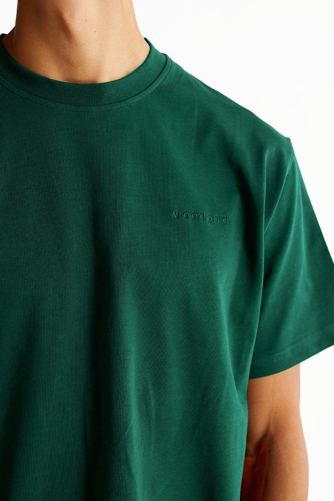 Woodbird Baine Base Tee Green