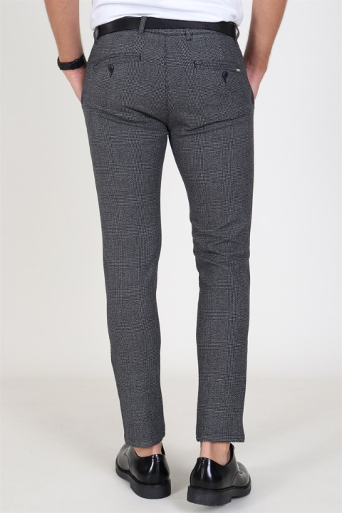 Solid Nashua Frederic Pants Dark Grey Melange