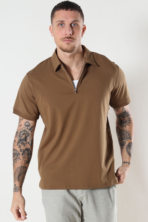 Clean Cut Copenhagen Clean Formal Polo Brown