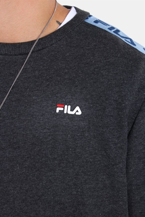 Fila MEN Aren Crew Sweatshirts Dark Grey Melange