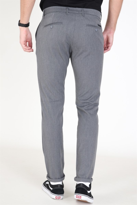 WoodBird Steffen Twill Pants Light Grey