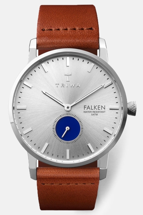 Triwa Fast Blue Eye Falken Watch Brown Classic