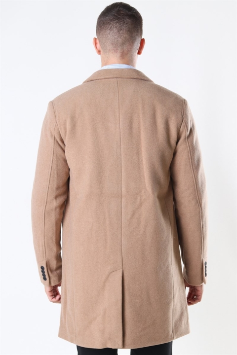 Selected Hagen Wool coat Camel