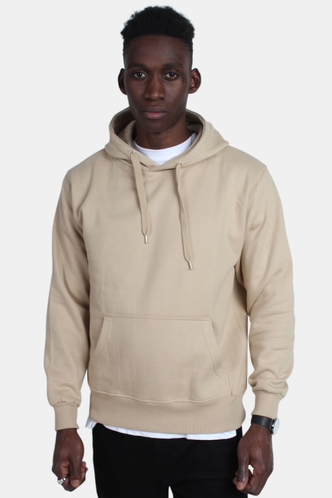 Basic Brand Hooded Sweatshirts Sand