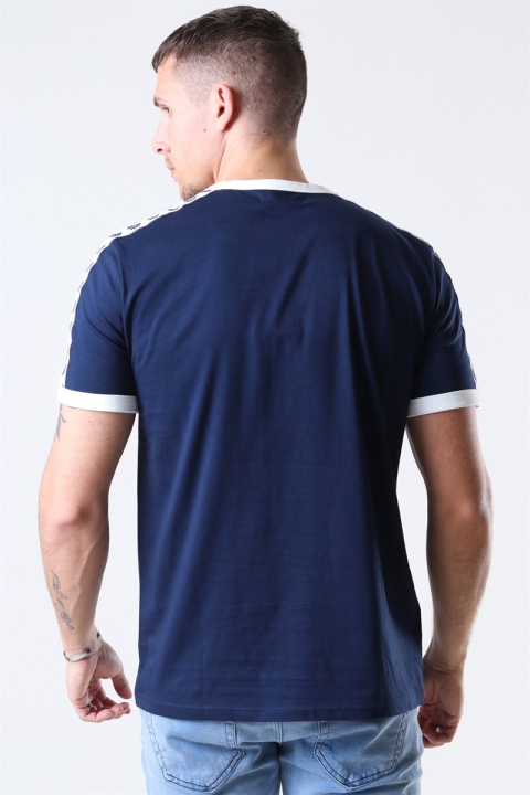 Fred Perry Taped Ringer T-shirt Carbon Blue