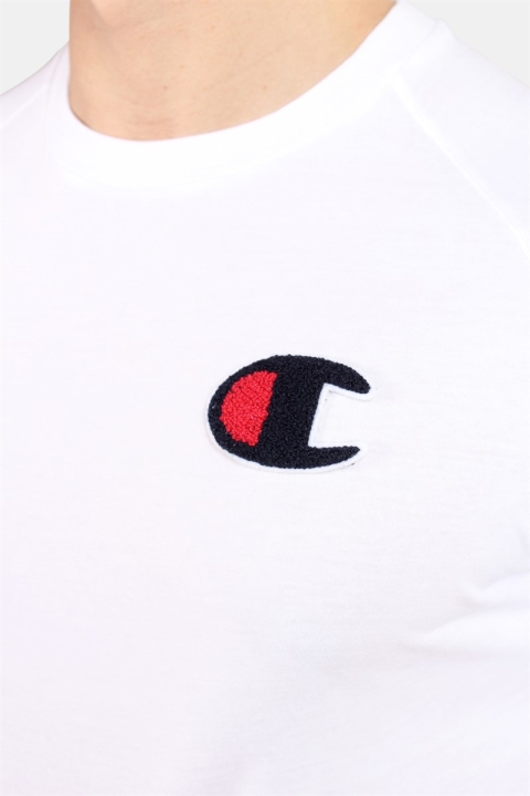 Champion Logo Crew Neck T-shirt White