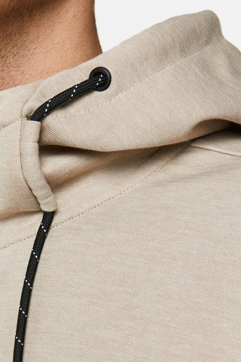 Jack & Jones JCOAIR SWEAT ZIP HOOD SN Oxford Tan