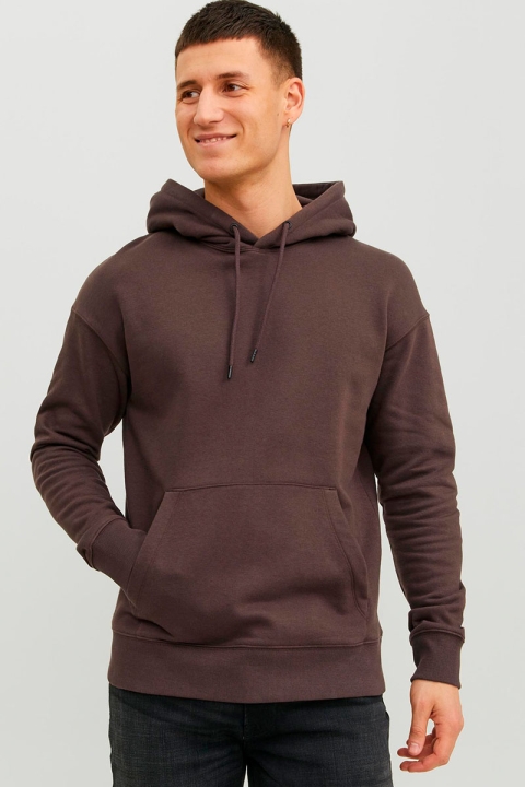 Jack & Jones Star Basic Sweat Hood Seal Brown