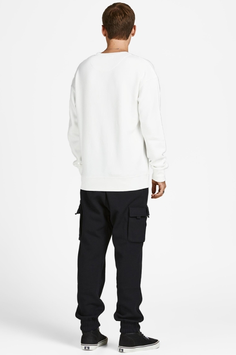 Jack & Jones JJESTAR BASIC SWEAT CREW NECK Cloud Dancer