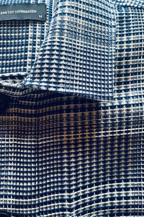 Clean Cut Copenhagen Dominic Overshirt Blue Check