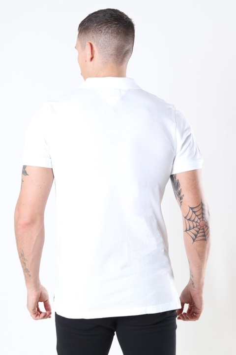 Tommy Jeans Original Fine Pique Polo SS White Men