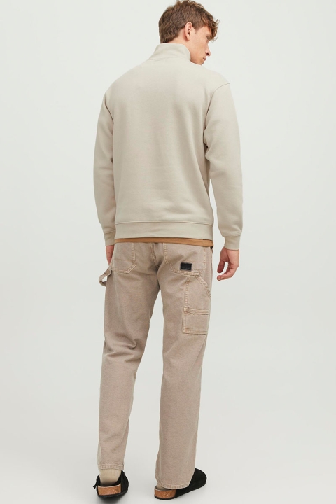 Jack & Jones Bradley Sweat Half Zip Moonbeam