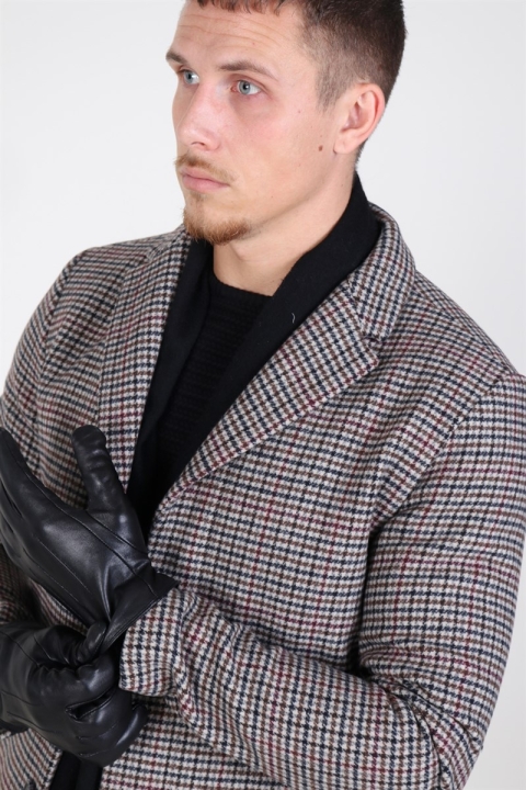 Selected Brove Wool coat Check Multicolour