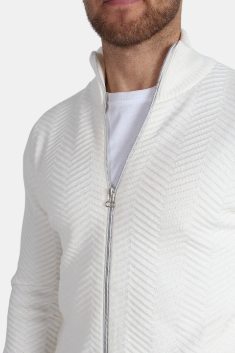 Kronstadt Carlo Zip Knit Off White