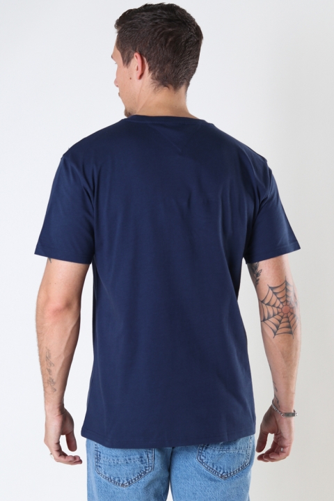 TJM SMALL TEXT TEE Twilight Navy