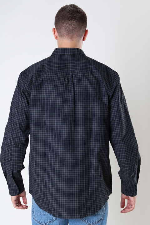 Woodbird Fling check Shirt Dark Green