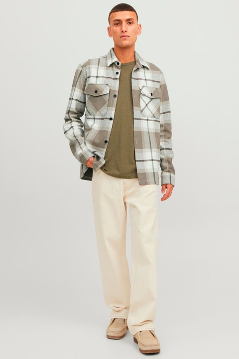 Jack & Jones Roy Check Overshirt LS Brindle