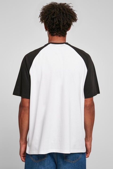 Urban Classics Organic Oversized Raglan Tee White/Black