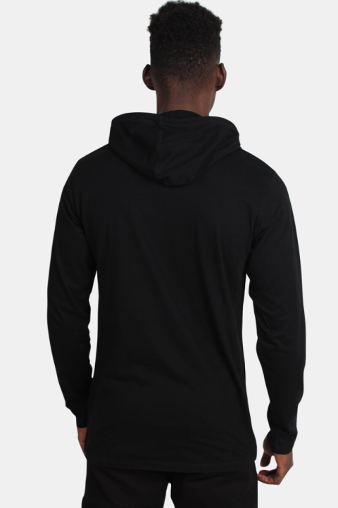 Basic Brand Hooded T-shirt Black