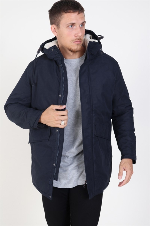 Jack & Jones Wetford Parka Jacket Dark Navy