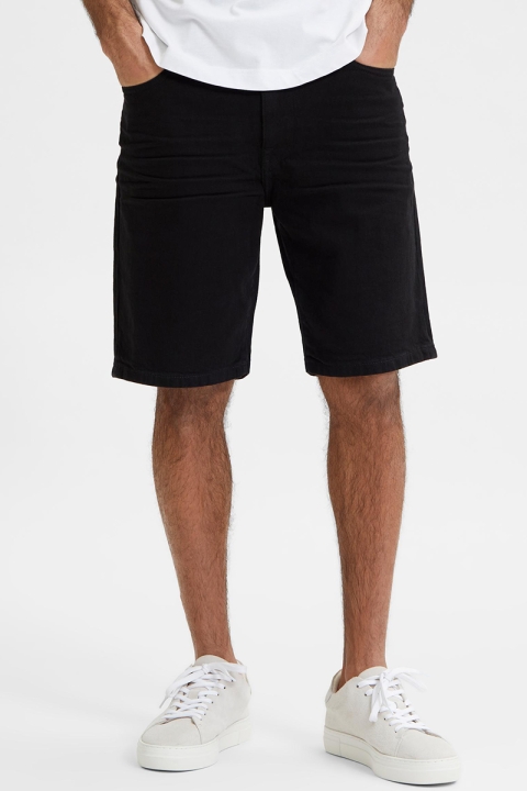 Selected SLHALEX 21409 BLACK ST. SHORTS U NOOS Black Denim