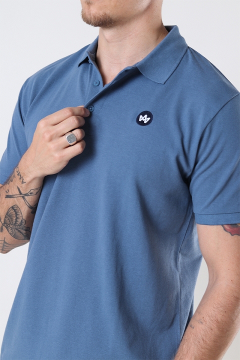 Kronstadt Albert Organic/Recycled polo Sea Blue