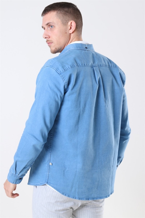 Kronstadt Johan Denim Shirt Light Blue