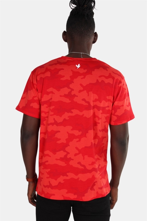 Defend Paris NB T-shirt Camo Red