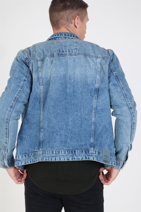 Only & Sons Coin Trucker Jacket Blue Denim