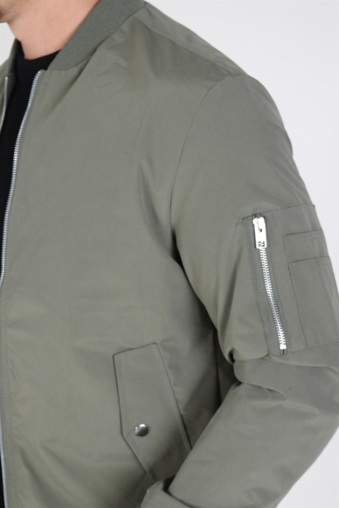 Jack & Jones Desert Bomber jacket Dusty Olive