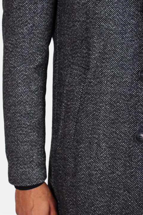 Jack and Jones JPRMorten Wool coat STS Grey Melange