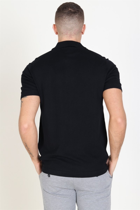 Tailored & Originals Mont Polo SS Knit Black