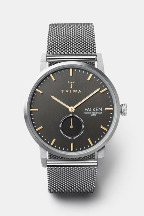 Triwa Smoky Falken Watch Steel Mesh