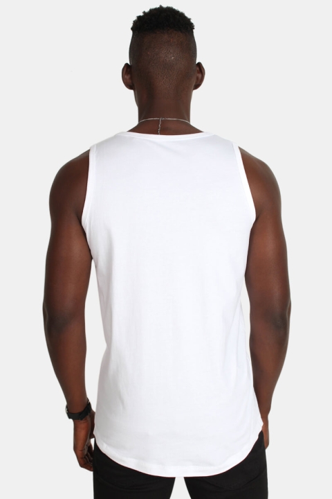Basic Brand Men's Sleeveless Tanktop White