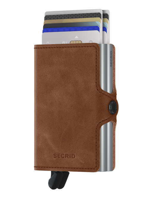 Secrid Twinwallet Cognac-Silver