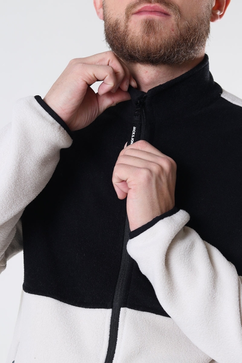 Jack & Jones JJPOWER FLEECE Moonbeam