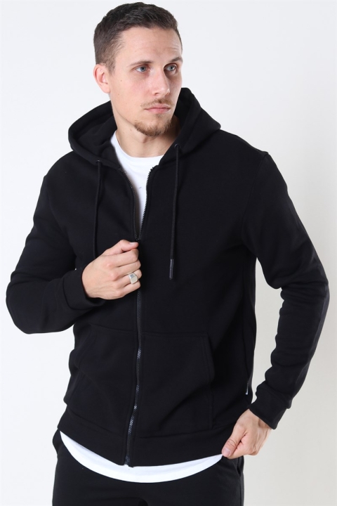 ONLY & SONS CERES ZIP HOODIE SWEAT  Black